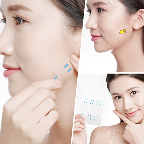 40/100 Pcs/Set Invisible Thin Face Stickers Face Facial Line Wrinkle Sagging Skin V-Shape Face Lift Up Fast Chin Adhesive Tape ► Photo 1/6