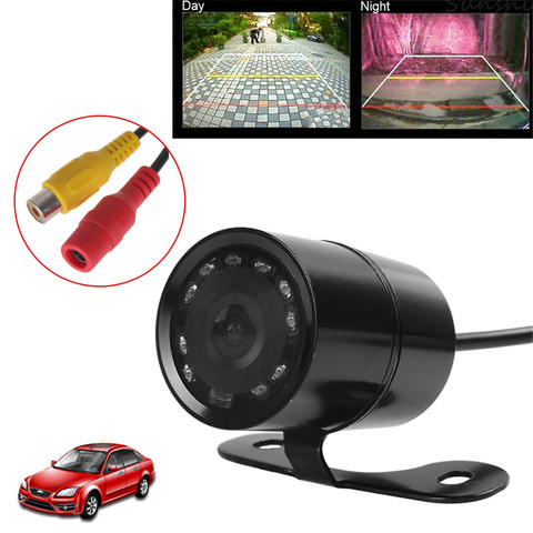 Waterproof Car Rear View Camera 12V Night Vision Auto Reverse Parking Front View Camera Wide Angle Parking Assistance Camera ► Photo 1/6