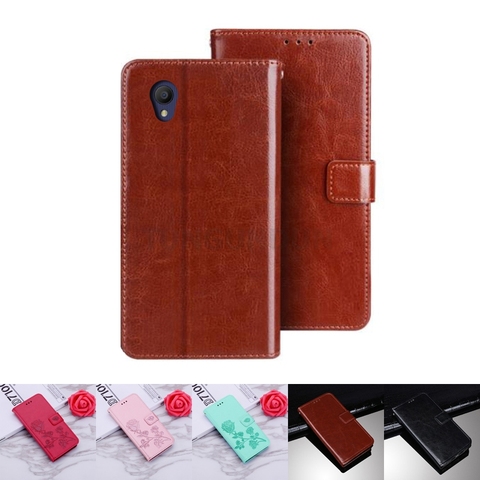 Alcatel 1 5033D Case Protection Stand Style PU Leather Flip Silicone Back Cover For Alcatel 1 5033 D Mobile Phone Wallet Capa ► Photo 1/6