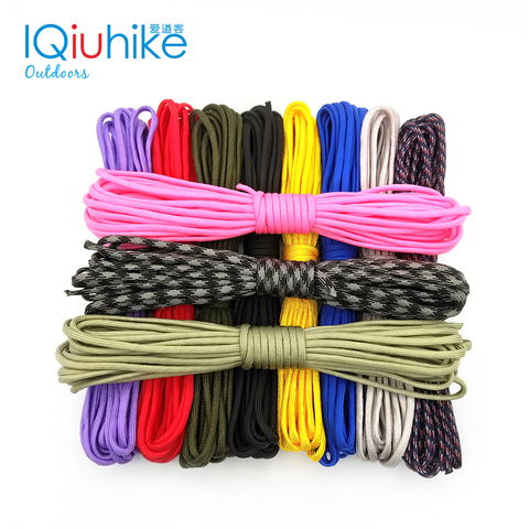 IQiuhike 208 Colors Paracord 550 Parachute Cord Lanyard Rope Mil Spec Type III 7Strand 100FT ClimbingCamping Survival Equipment ► Photo 1/6