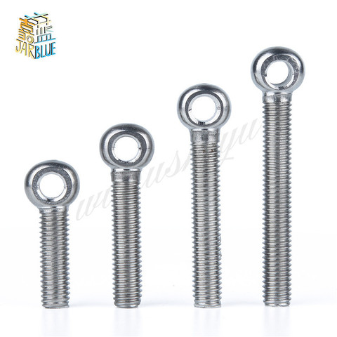 5PCS M6 304 Stainless Steel Metric Thread Wing Hinge Screw Eye Bolt Stud Articulated Anchor Bolt Fasterner ► Photo 1/3