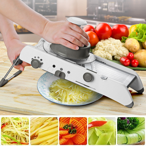 Vegetables Cutter Slicer Fruit Slicing Machine 15-Gear Adjustable