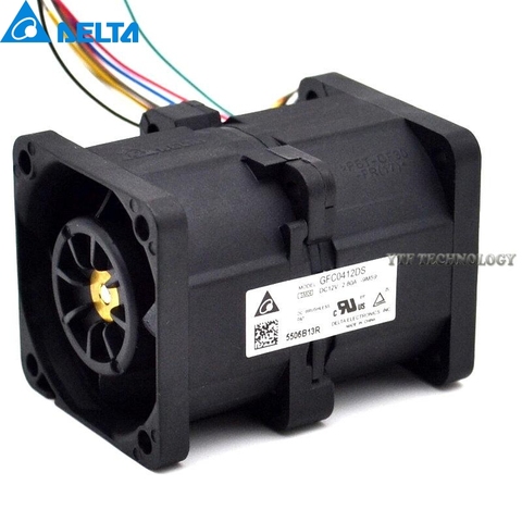 Delta New GFC0412DS 33w 4056 2.8A 4CM 40mm dual motor scooter booster fan violence for  40*40*56mm ► Photo 1/6