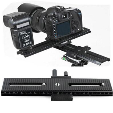 Macro Focusing Rail Slider Trimming Metal  Tripod Movable Range 2 Way 1/4