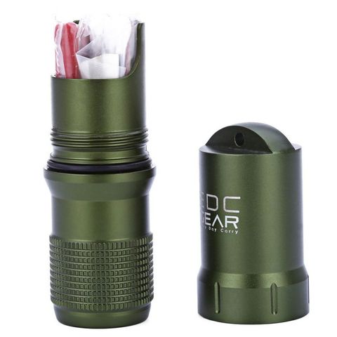 Survival Waterproof Pill / Match Case Box Container Outdoor Camping Hiking Emergency Tool Camping Equipment ► Photo 1/1