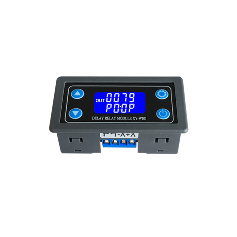 DC12V LED Digital Time Delay Relay Module Programmable Timer Relay Control Switch Timing Trigger Cycle with Case for Indoor ► Photo 1/6