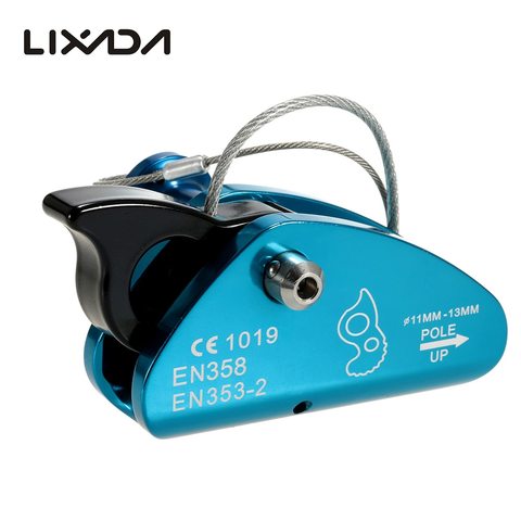 Lixada Outdoor Mountaineering Rock Climbing Rope Clamp Grab Protecta with Eye For 11-13mm Rope Hiking Travel Accessory Equipment ► Photo 1/6