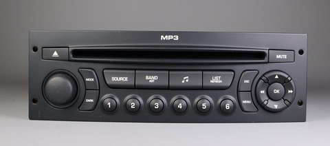 Genuine Original RD43 Car Radio with CD USB aux MP3 for Peugeot 207 206 307 308 408 807 Citroen C2 C3 C4 C5 C8 ► Photo 1/5