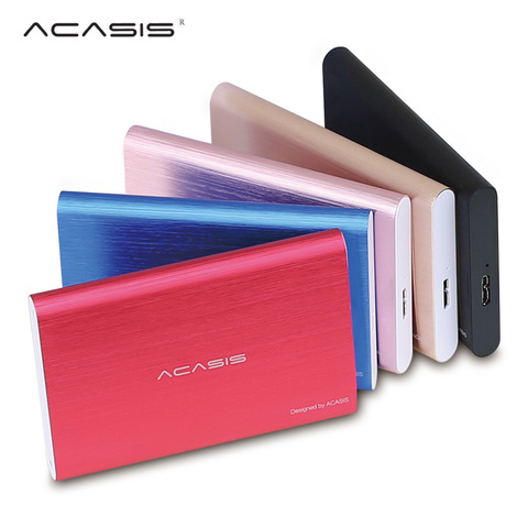 ACASIS 2.5'' External Hard Drive USB 3.0 Colorful Metal HDD Portable External HD Hard Disk for Desktop Laptop Server Super Deals ► Photo 1/6
