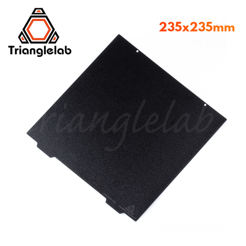 Trianglelab 235 X 235 ender 3 Double Sided Textured PEI Spring Steel Sheet Powder Coated PEI Build Plate For Ender 3 ► Photo 1/3