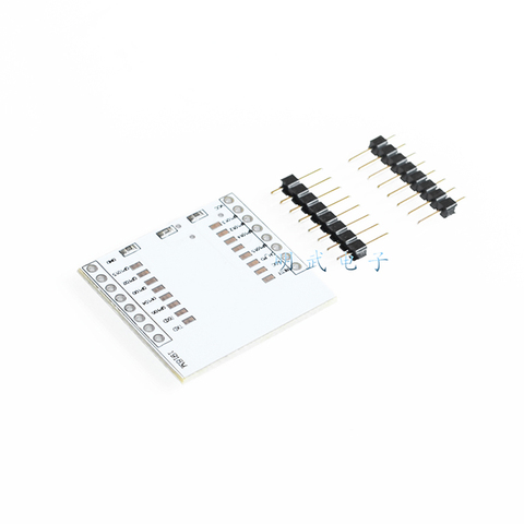 Free Shipping 10PCS/LOT ESP8266 serial WIFI module adapter plate Applies to ESP-07, ESP-08, ESP-12E ► Photo 1/3