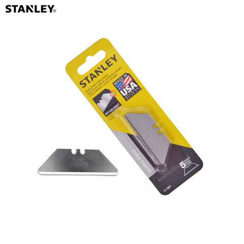 Stanley 5pcs/pack multi function safety round point utility knife blade round-point carbide utility blades cutting replacement ► Photo 1/3