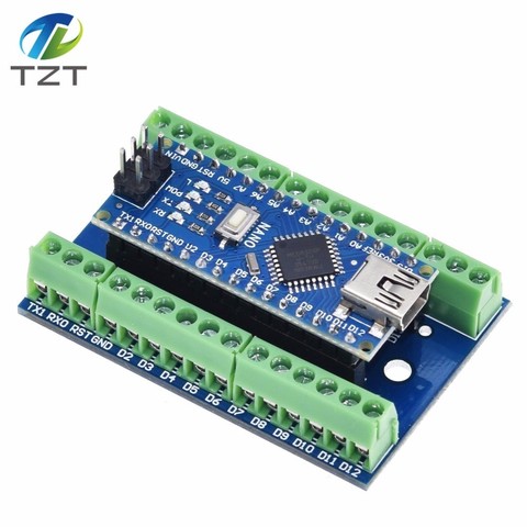 NANO V3.0 3.0 Controller Terminal Adapter Expansion Board  Simple Extension Plate For Arduino  AVR ATMEGA328P ► Photo 1/6