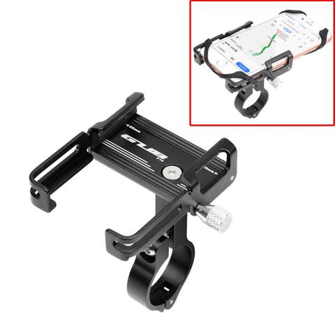 GUB P10 Aluminum Alloy Bicycle Phone Holder GPS Navigation Anti-shake Mountain Road Bike Motorcycle Smartphone Hold Adjustable ► Photo 1/6