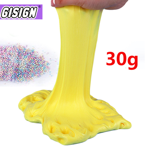 30g Hand Gum Playdough Fluffy Slime Floam Slide Charms Light Clay Polymer Clay Sand Smart Plasticine Balls Mud Toy ► Photo 1/6