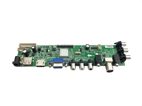 DS.D3663LUA.A81 DVB-T2 DVB-T DVB-C digital TV LCD/LED driver board 15-32 inch (WITHOUT REMOTE CONTROL) ► Photo 1/4