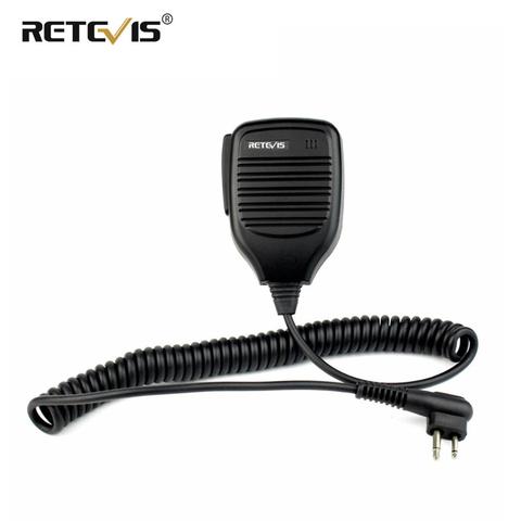 Retevis R-321 2Pin PTT Speaker Microphone For Motorola GP68 GP300 GP2000 For HYT TC-500 TC-610 TC-700 Walkie Talkie Accessories ► Photo 1/6