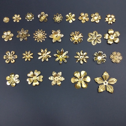 Metal Filigree Flowers Torus, bottom, flower cap   Charms Setting Jewelry DIY Components Receptacle ► Photo 1/3