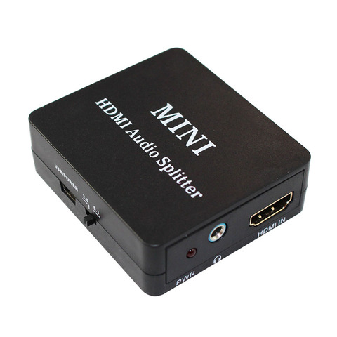 HDMI Audio Splitter Adapter HDMI to HDMI and Optical TOSLINK SPDIF +R/L analog audio Converter ► Photo 1/6