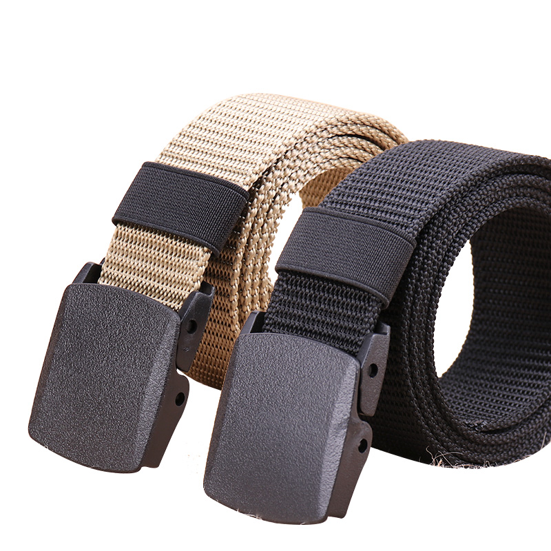 Men Tactical Military Nylon Belt Adjustable Outdoor Army Style Waist Belt Buckle 
