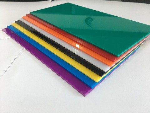 J582 9Colors 10*20*0.23cm Colorful Opacitas Acrylic Plate Perspex Sheet Plastic Board DIY Model Free Shipping Russia ► Photo 1/6