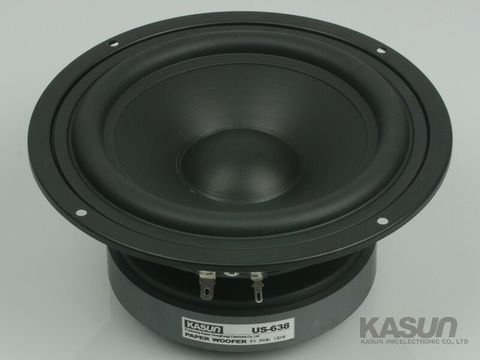1PCS KASUN US-638 6.5'' Paper Woofer Speaker PP Cone Unit 8ohm/130W Max Diameter 178mm Fs 39Hz ► Photo 1/4