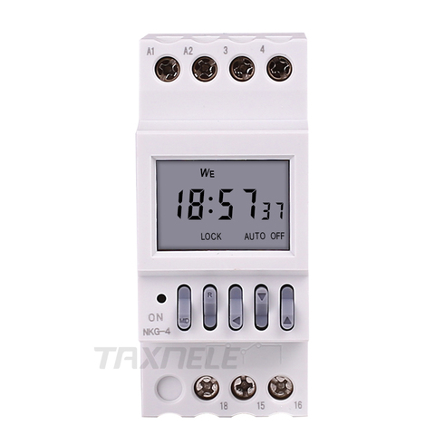 Din Rail Timer Switch School Bell Controller Digital Weekly Programmable Electronic Time Switch 220V Auto Bell Ring Timer ► Photo 1/6