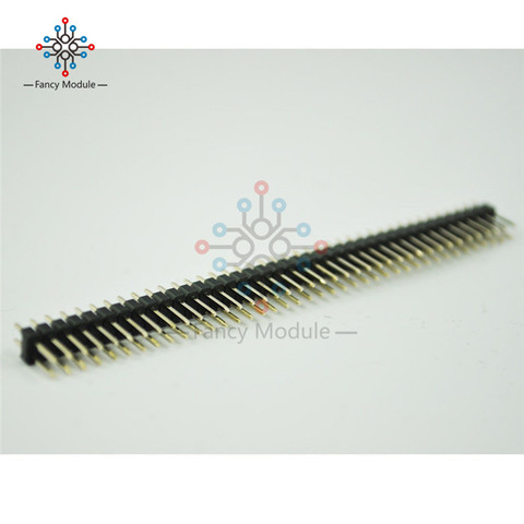 10PCS 2.54mm 2 x 40 Pin Male Double Row Pin Header Strip ► Photo 1/2