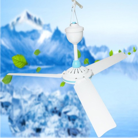 Adoolla DC 12V Low-voltage Ceiling Hanging Fan Household Camping Electrical Fan -35 ► Photo 1/5