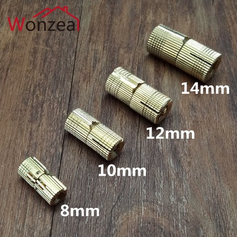 Copper Barrel Hinges Dia. 8mm/10mm/12mm/14mm Brass cylindrical door hinge hidden furniture hinge invisible installation hinge ► Photo 1/1