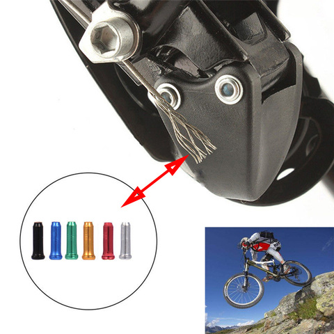 20/50Pcs/Lot Aluminum Alloy Bike Bicycle Brake Shifter Inner Cable Tips Wire End Cap Crimps Bicycle Accessories For MTB Bike ► Photo 1/6