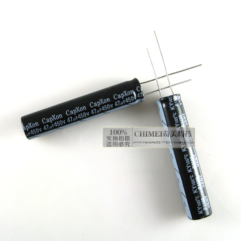 Electrolytic capacitor 450V 47UF volume 10X50MM LCD TV LED capacitor ► Photo 1/2