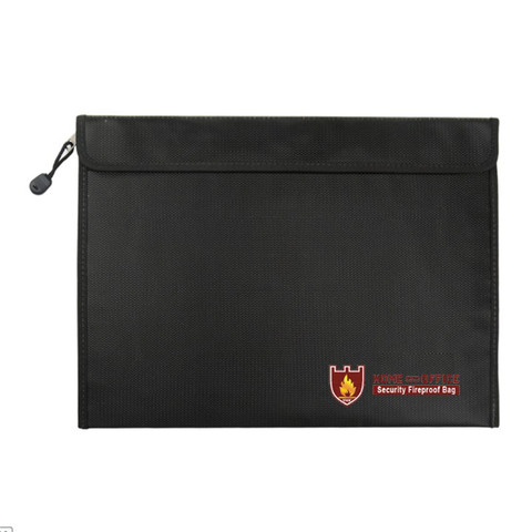 38*28cm Fireproof Fire Resistant Document Bag File Holder Non-itchy Liquid Silicone Coated fit for Cash Jewelry Passport Laptop ► Photo 1/5