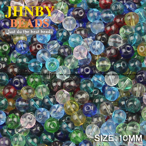 JHNBY AAA Austrian crystals beads 10mm 30pcs/lot Round Shape Transparent colorful loose beads ball bracelet Jewelry making DIY ► Photo 1/3