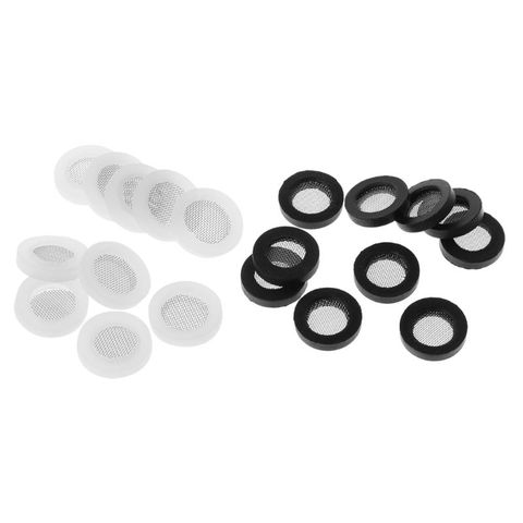 10pcs/set Rubber O Ring Gaskets With Net Shower Head Filter Hose Seal Washers For Shower Head Inlet Pipe Faucet Replacement Part ► Photo 1/6