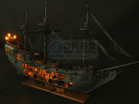 Black Pearl ship boat kit scale 3d Laser Cut Diy Black Pearl Model Kit ► Photo 1/1