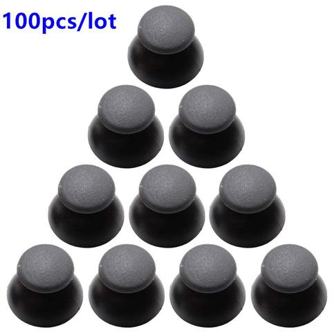 100PCS Gray Replacement 3D Stick Analog Joystick Thumbstick Thumb Grip Cover Caps Shell for Sony PlayStation 3 PS3 Controller ► Photo 1/4