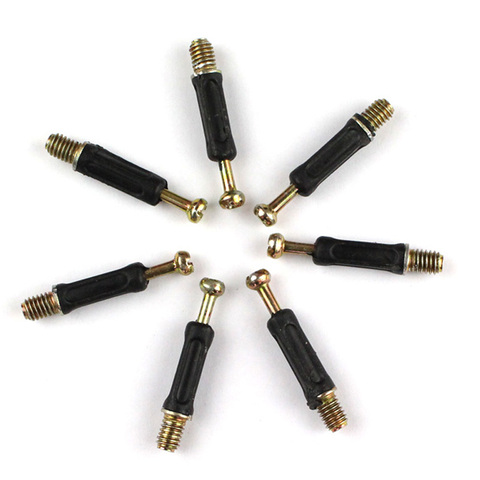 10 Sets/pack Furniture Side Connecting 15 x 12mm Cam Fitting Dowel Pre-inserted Nut ► Photo 1/5