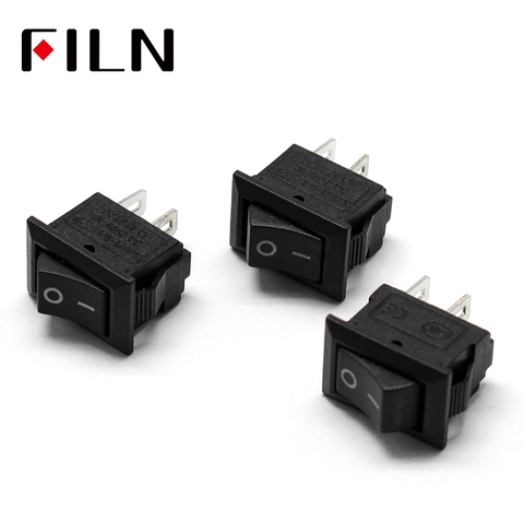 15x10mm mini rocker switch 3A 250V 2 pins on -off mini power rocker switches ► Photo 1/5