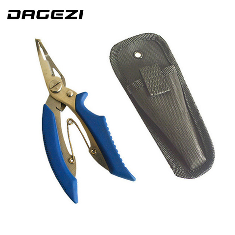 DAGEZI Fishing Multifunction Plier Stainles Steel Carp Fishing Accessories Fishing tackle Lure Hook Remover Line Cutter Scissors ► Photo 1/4