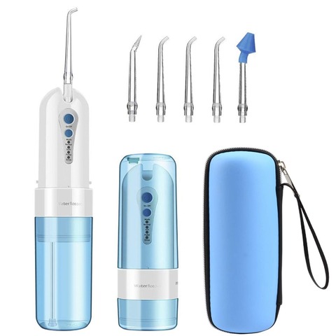 Destone Toocare Oral Irrigator Water Flosser protable Rechargeable irrigador dental With 4 Modes irrigation Cleaner 5 Jet Tips ► Photo 1/6