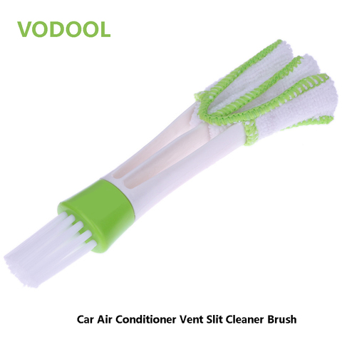 VODOOL Portable Double Ended Car Air Conditioner Vent Slit Cleaner Brush Instrumentation Dusting Blinds Keyboard Cleaning Brush ► Photo 1/6