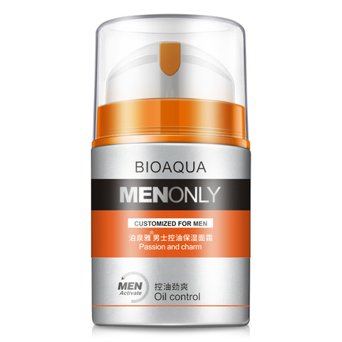BIOAQUA Brand Men Skin Care Deep Hydrating Moisturizing Oil-control Whitening Face Cream Anti Wrinkle Anti-Aging Day Cream 50g ► Photo 1/5