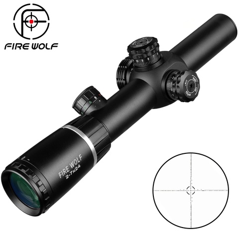 2-7X24 New Riflescopes Rifle Scope Hunting Scope w/ Mounts Free shipping ► Photo 1/6