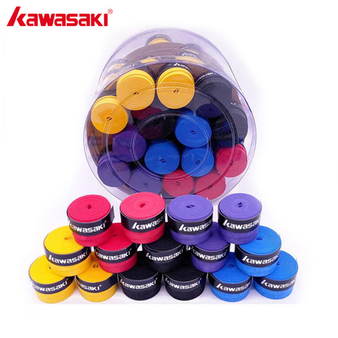 60Pcs/lot Kawasaki X9 Sweatband Anti-slip Breathable Badminton Over Grip Tennis Overgrips Tape Racquet Accessories ► Photo 1/6