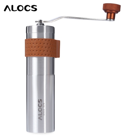 ALOCS Coffee Cup Outdoor Home Travel Handmade Coffee Mill Grinder Cup for Outdoor Fishing Hiking Cooking Camping Picnic BBQ etc ► Photo 1/6