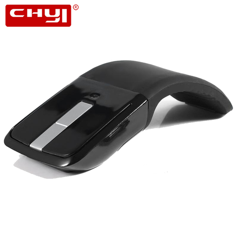 CHYI Wireless Mouse ARC Touch Foldable 2.4Ghz 1200 DPI Ultra thin Optical Fold Mice Ergonomic For Microsoft PC Laptop Desktop ► Photo 1/6