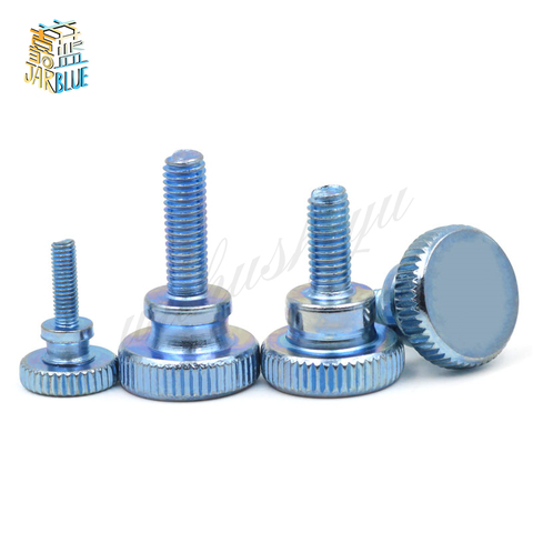 10Pcs DIN464 GB834 M3 Stainless Steel Knurling Head Knurled Thumb Screw Hand Tighten Curtain Wall Glass Lock Screws HW069 ► Photo 1/1