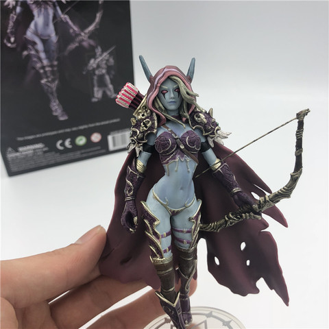 Sylvanas Windrunner Darkness Ranger Lady Action Figure Orc Figure For Collection Toys PVC Model 14cm ► Photo 1/6