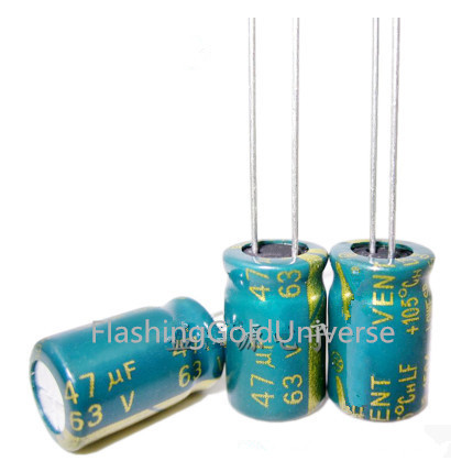 50pcs Electrolytic capacitor 100V 47UF 10*16mm